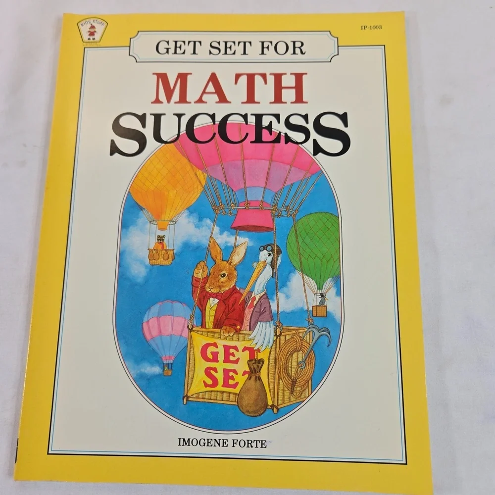 Kids' Stuff Math 4 Workbooks Teacher's Materials Bulletin Board Homeschool 1990